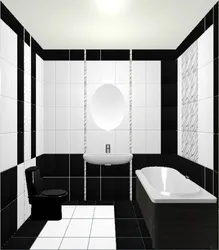 Bath and toilet photo black