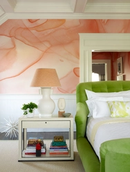 Персиковый Цвет Сочетание С Другими Цветами В Интерьере Спальни