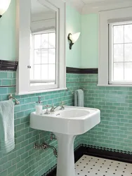 Painting bathroom tiles photo