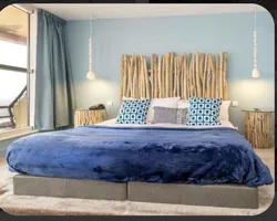 Спальня морского цвета фото