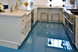 Photo Of Self-Leveling Floors In Apartments In The Kitchen