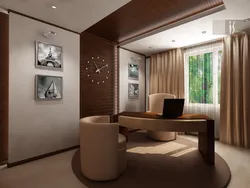 Дизайн комнаты кабинета в квартире
