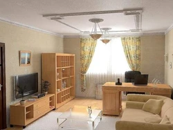 Interior arrangement of furniture in the apartment