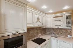 Kitchen with patina classic photo light
