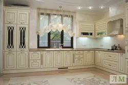 Kitchen with patina classic photo light