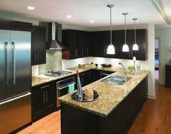 Placement Of Lamps In The Kitchen Photo