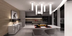 Kitchen Living Room Interior In High Style