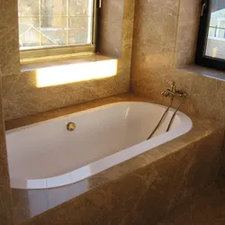 Bathtub With Artificial Stone Photo
