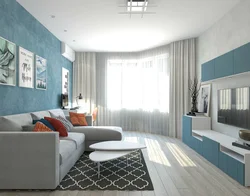 Дизайн 2 х комнатной квартиры гостиной