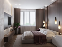 Bedroom Design 13 Sq M Photo With One