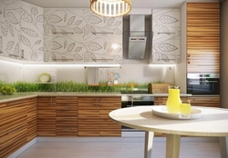 Kitchen in eco style design