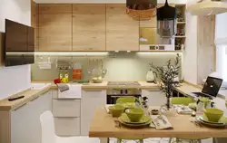 Kitchen in eco style design