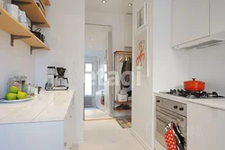 Photo of the interior of the walk-through kitchen