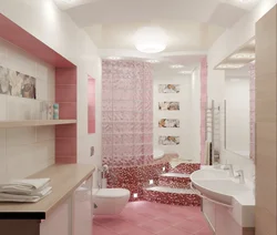 Ванная Комната В Розовых Тонах Дизайн