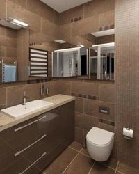 White Brown Bath Design