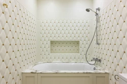 Интерьер плитка ромбом для ванной