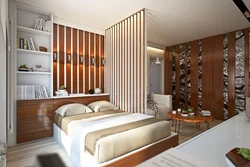Bedroom Interior With Zoning