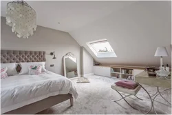 Bedroom Interior Photo Sloping Ceilings