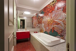 Дизайн отделки стен в ванной комнате