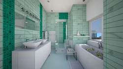 Bathroom mint design