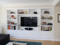 Niche For TV In Living Room Design