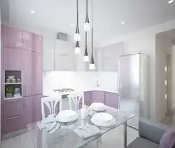 Pastel kitchen design photo