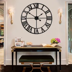 Large Clock In The Kitchen Interior