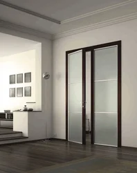 Двери в гостиную двойные в интерьере