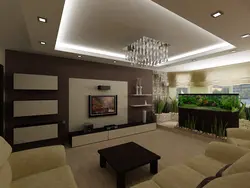 Living room 25 m design photo