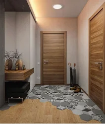 Floor Design In The Hallway In The Apartment Photo