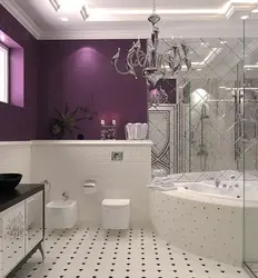 Арт-деко стиліндегі фото ванна