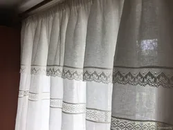 Linen Curtains For The Living Room Photo