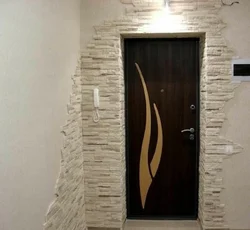 Decoration of doors in the apartment photo