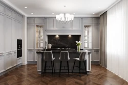 Neoclassical Kitchens In The Interior Of The House