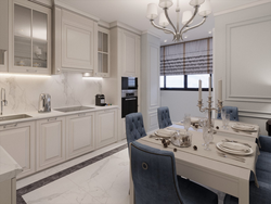 Kitchen Design In Neoclassical Style