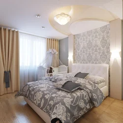 Photo of a modern bedroom 11 sq m