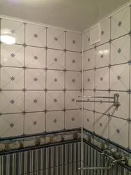 Plastic panels for the bathroom under tiles photo