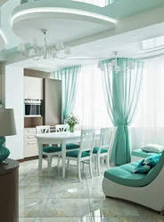 Azure Kitchen In The Interior