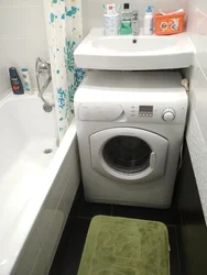 Фото ванны машинка под раковиной