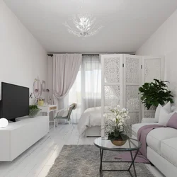 Фото квартиры с белой мебелью