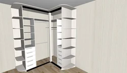 Corner Wardrobe In The Bedroom Contents With Dimensions Photo