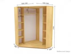 Угловой Шкаф В Спальню Наполнение С Размерами Фото