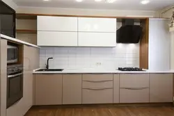 Kitchen design with white top