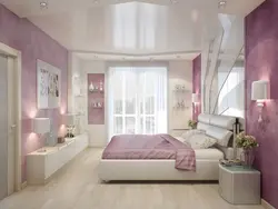 Photo of suspended ceilings in a white bedroom