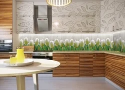 Decorative panels for the kitchen photo