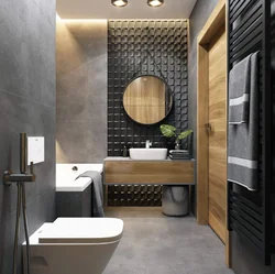 Bath and toilet interior