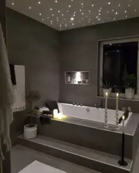 Дызайн столі ваннага пакоя з падсветкай