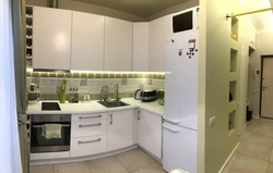 Мебель Для Кухни С Холодильником Дизайн Фото