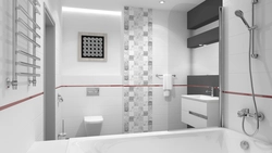 Bathroom tile layout photo