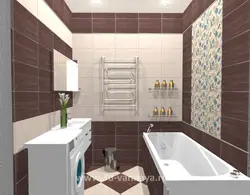 Bathroom tile layout photo
